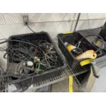 CONTENTS OF RACK: V-BELTS AND MISC WIRE