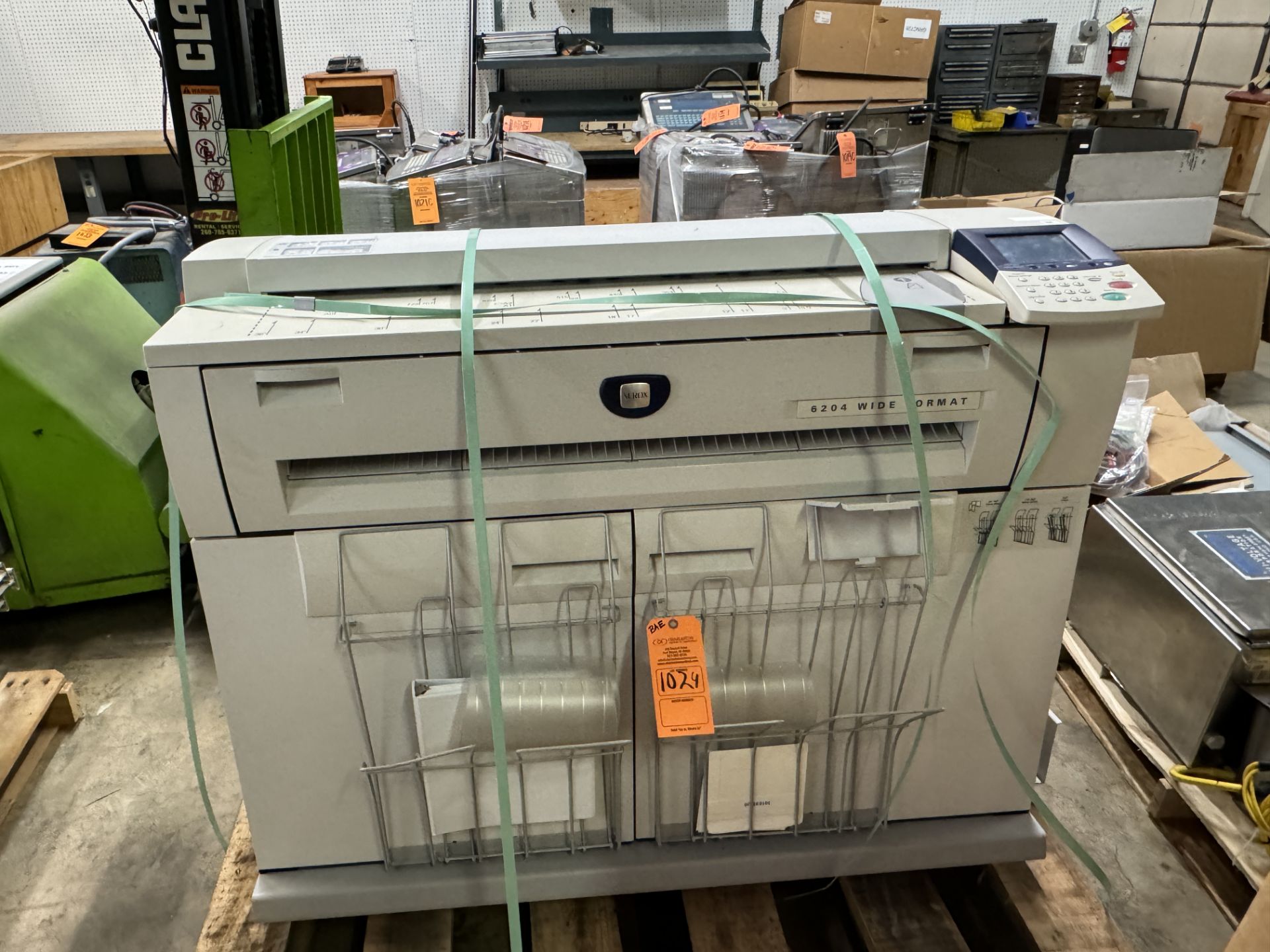 XEROX 6204 WIDE FORMAT SOLUTION PRINTER WITH DIGITAL COPIER AND WIDE FORMAT SCAN SYSTEM