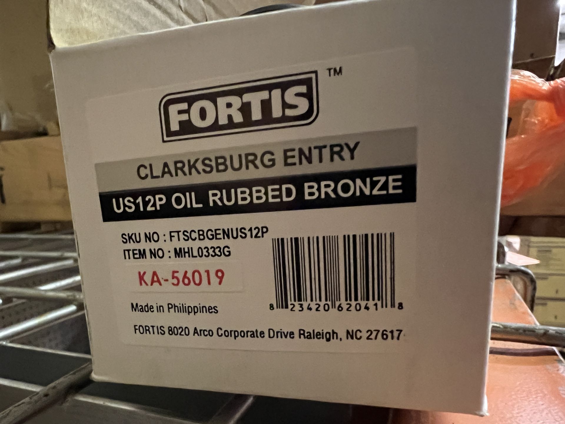 (20) FORTIS CLARKSBURG ENTRY US12P OIL RUBBED BRONZE - Image 2 of 3