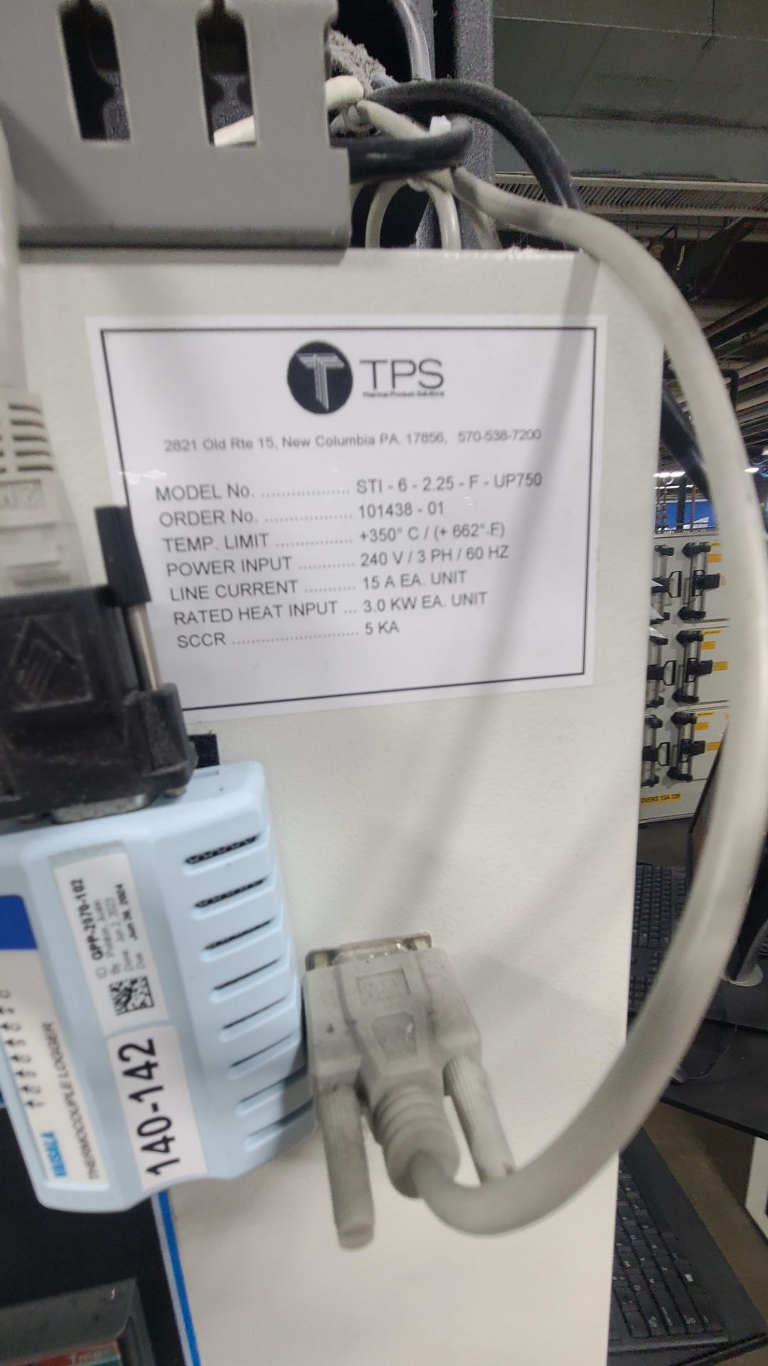 SPX BLUE M OVEN MODEL # STI-6-2.25-F-UP750 (#886) - Image 2 of 2