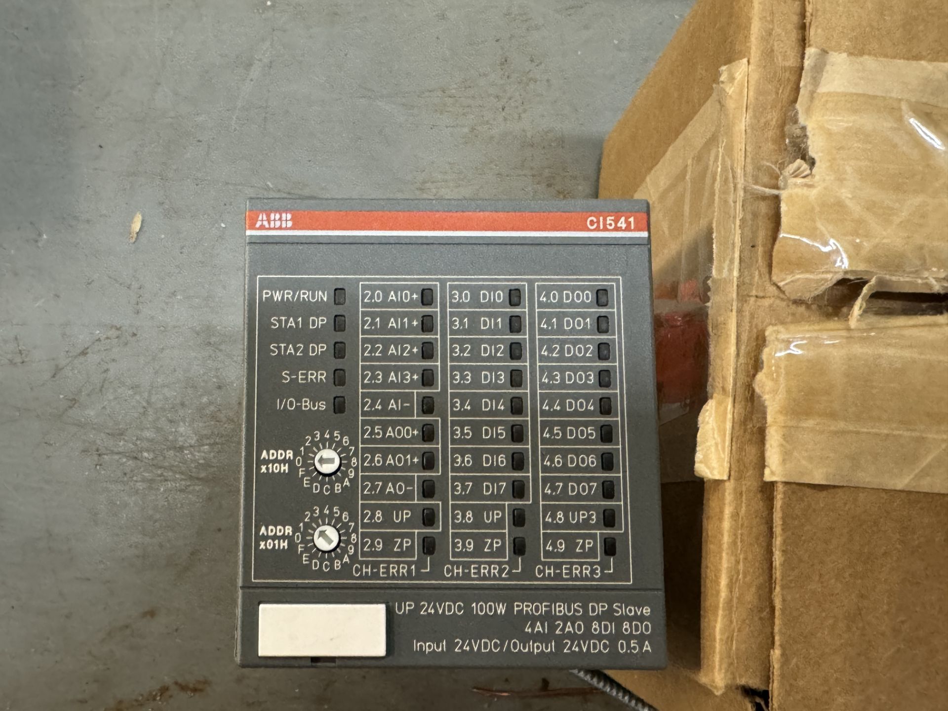 GE MULTILIN BGFL GROUND FAULT RELAY ABB CI541 PLC COMMUNICATION MODULE - Image 4 of 5