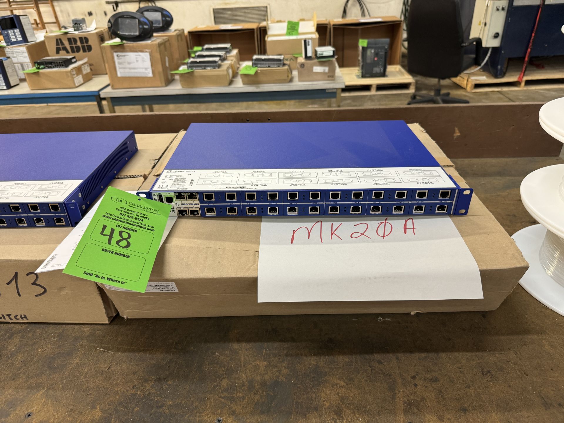 HIRSCHMANN MACH1030 RACK MOUNT ETHERNET SWITCH