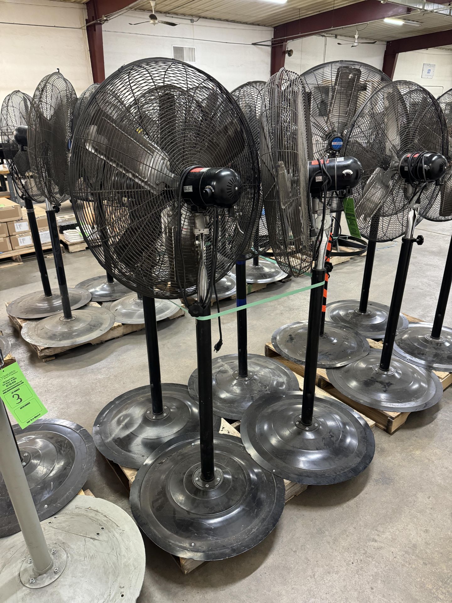 (4) PROFITTER PEDESTAL FANS