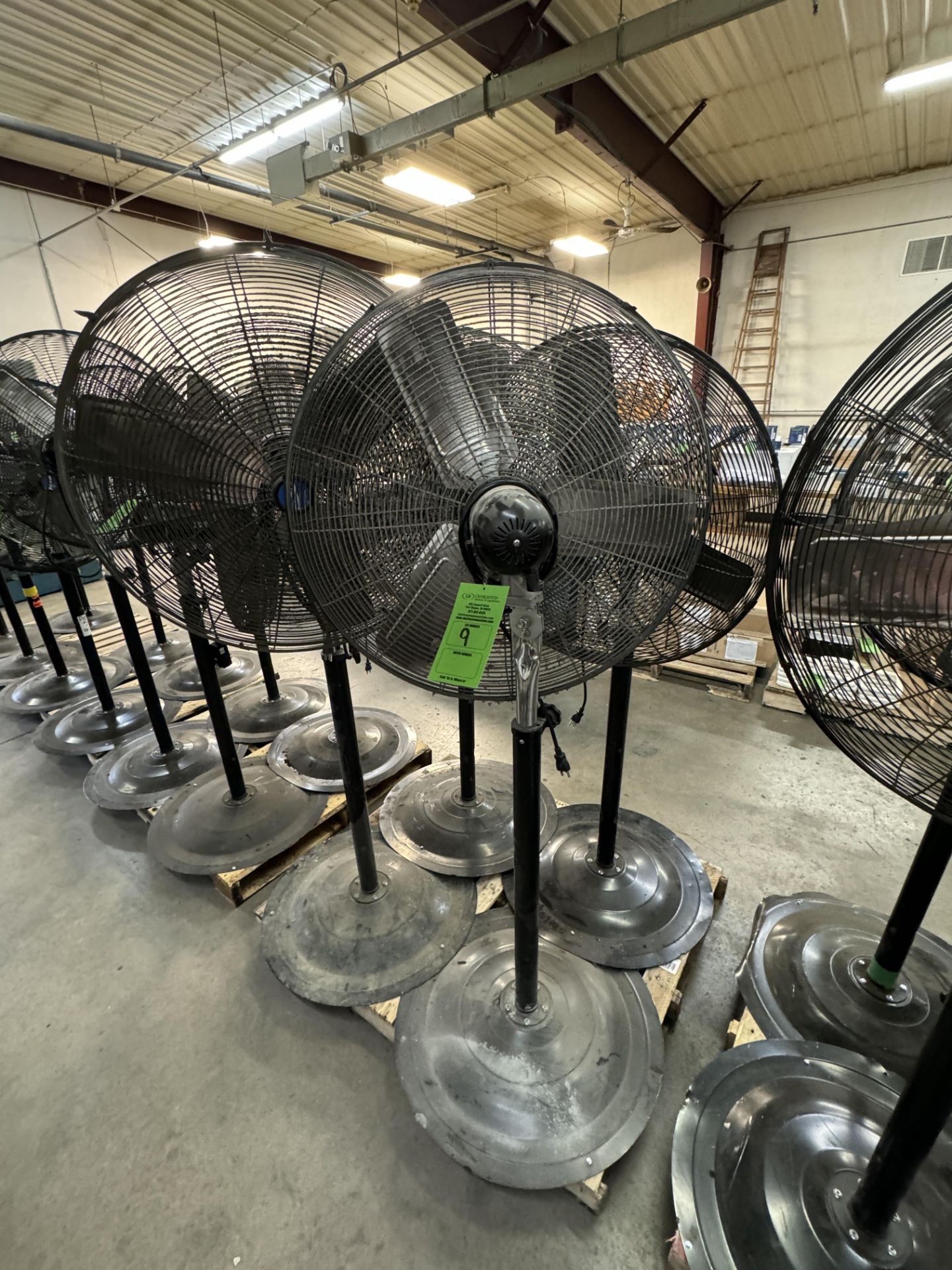 (4) PROFITTER PEDESTAL FANS