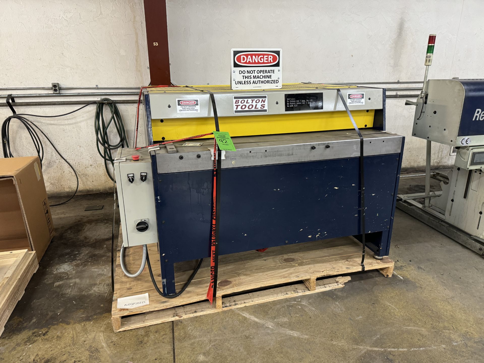 2019 BOLTOON TOOLS 50" 11 GAUGE ELECTRIC SHEAR MODEL # ES5011