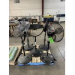 (5) VARIOUS PEDESTAL FANS