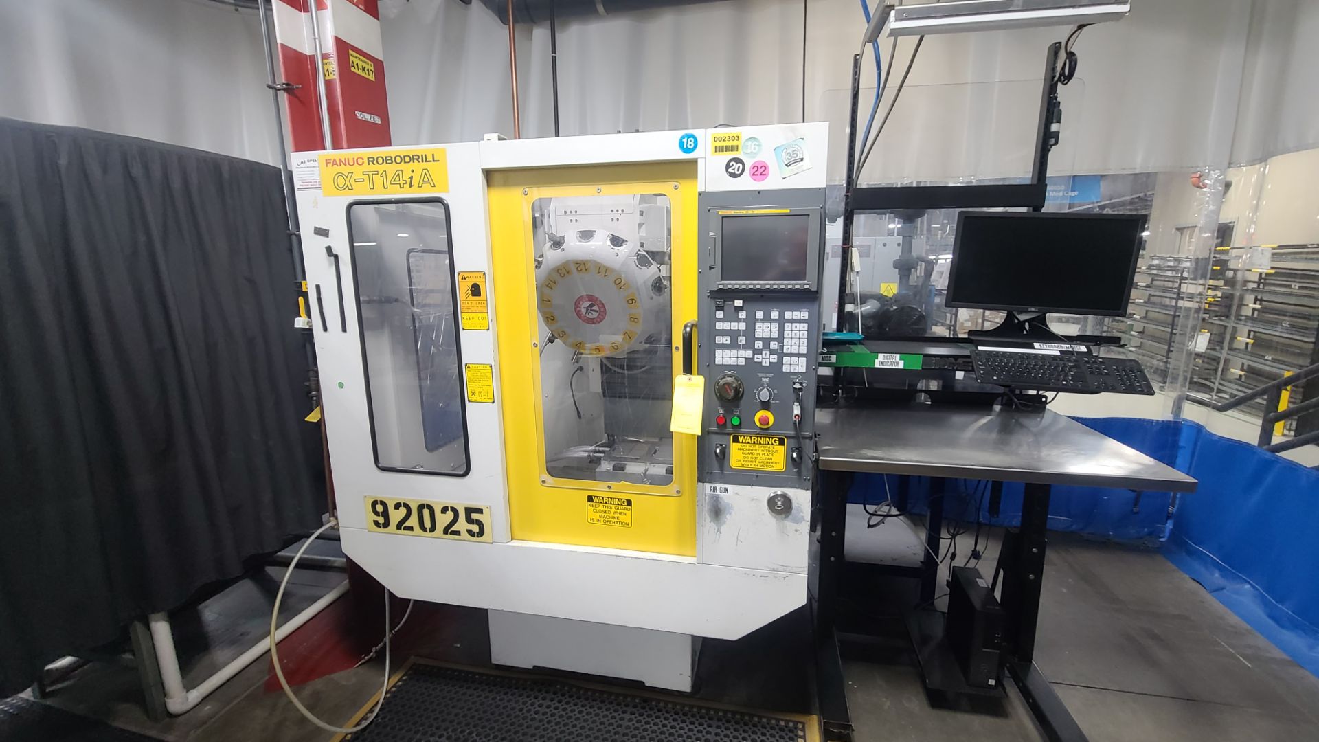 1998 FANUC ROBODRILL TYPE A048-0070-B 103/SSM; SERIAL # 988TH054; 1700 KG; 3 PH; 9 KVA; 200V-50/GO