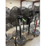 (2) PROFITTER PEDESTAL FANS; (2) CENTRAL MACHINERY PEDESTAL FANS