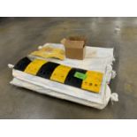 PALLET WITH (10) 4.5' RUBBER SPEED BUMPS