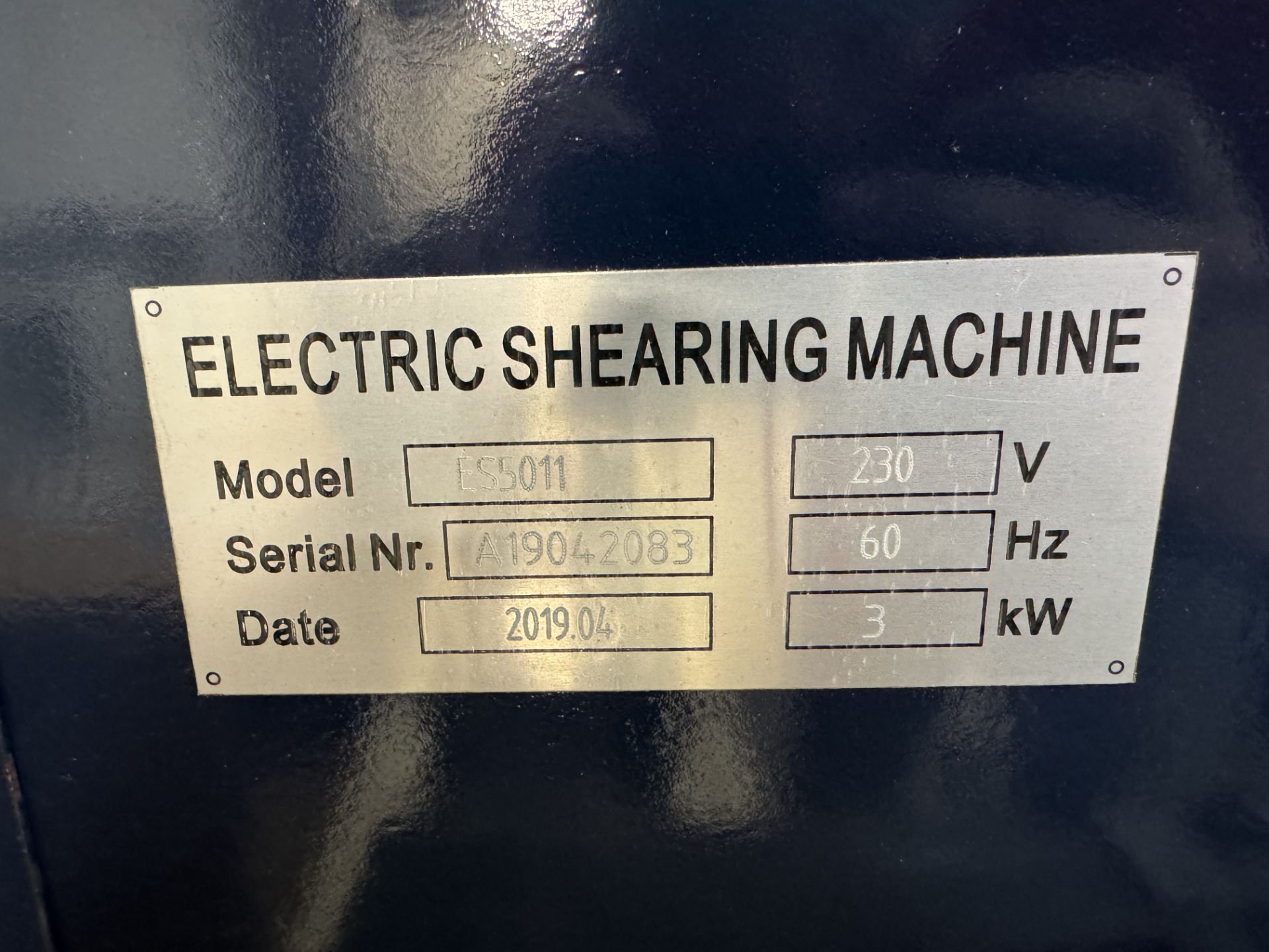 2019 BOLTOON TOOLS 50" 11 GAUGE ELECTRIC SHEAR MODEL # ES5011 - Image 4 of 6