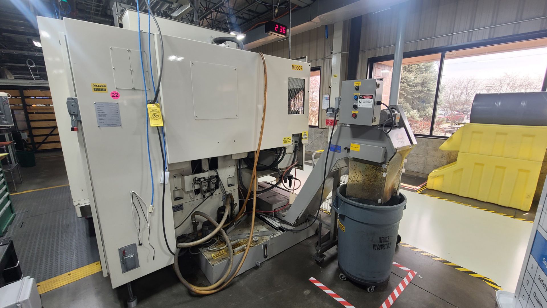 OKUMA MCV3016 VERTICAL MACHINING CENTER; 220/480; 3 PH; 60 HZ; 21.76 KVA; SERIAL # 0037; OKUMA OSP- - Image 6 of 6