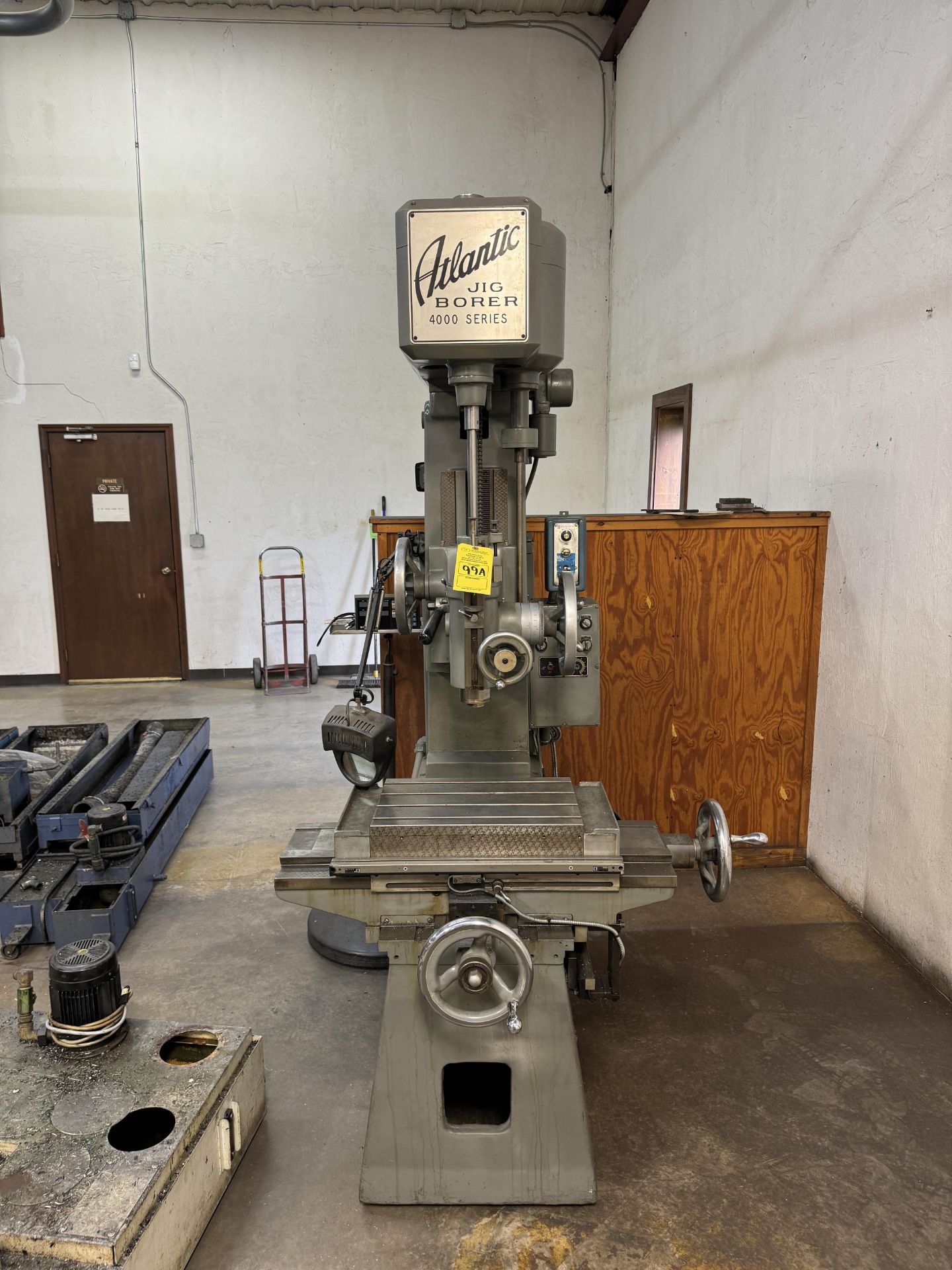 ATLANTIC 4000 SERIES JIG BORING MACHINE WITH SONY LH31A DIGITAL READOUT SERIAL # 4000-448-69