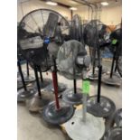 (3) PROFITTER PEDESTAL FANS; (1) DAYTON PEDESTAL FAN