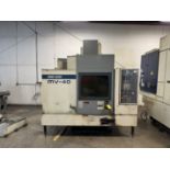 MORI SEIKI MV-40 VERTICAL MACHINING CENTER; 60 HZ/3/220V; (3) KURT VISES; 10 POSITION TOOL HOLDER;