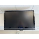 MOUNTED 42" TOSHIBA TV - NEEDS DISMOUNTED (ZONE 3)