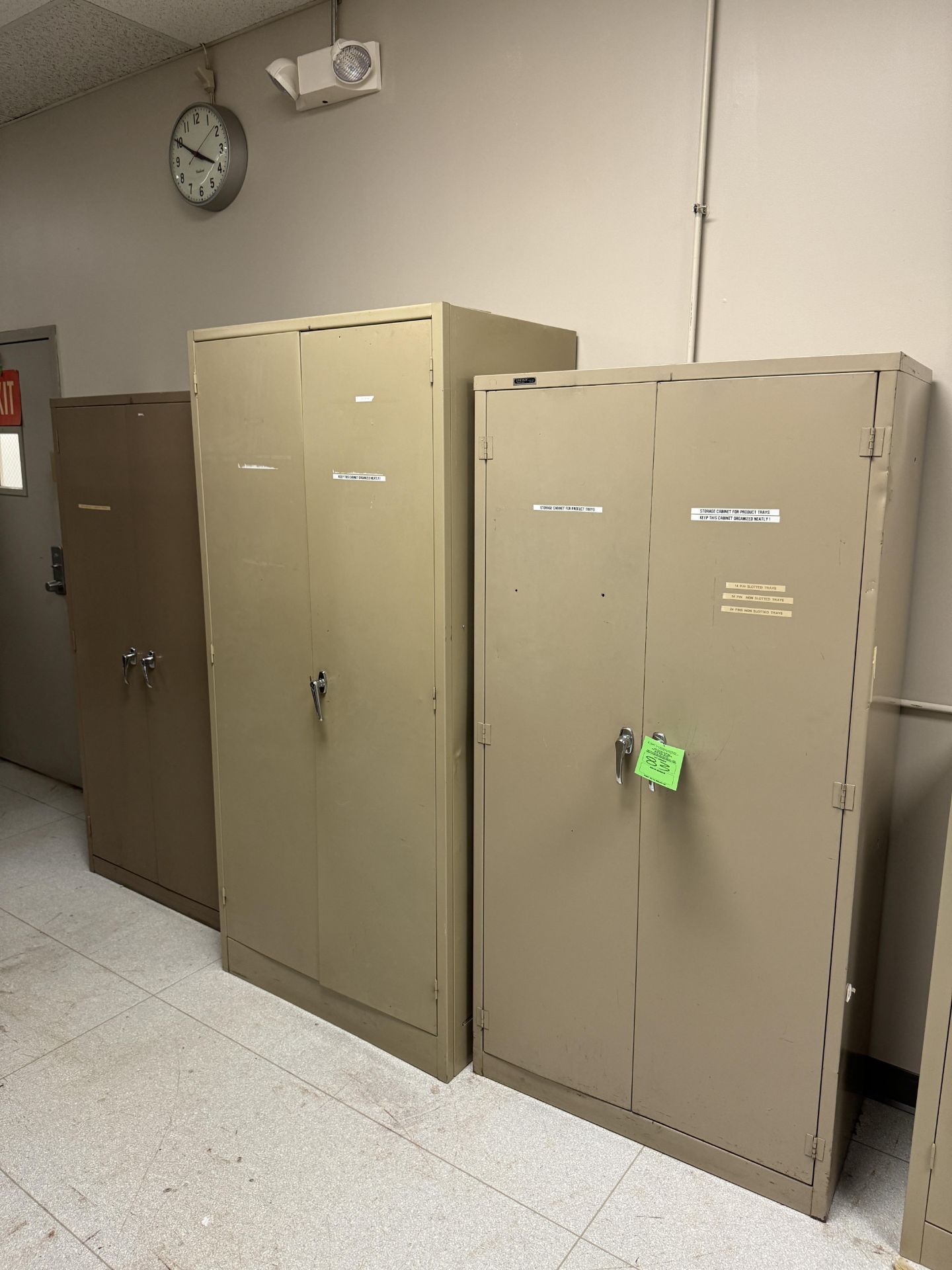 (3) 2-DOOR STORAGE CABINETS (ZONE 3)