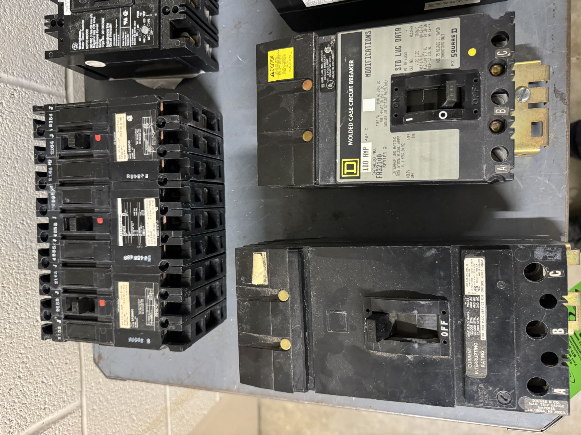 VARIOUS SQUARE D; SIEMENS; WESTINGHOUSE; SENTRON; GOULD CIRCUIT BREAKERS (ZONE 5) - Image 2 of 9