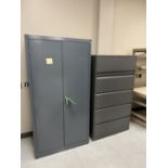 2-DOOR STORAGE CABINET AND FILING CABINET (ZONE 3)