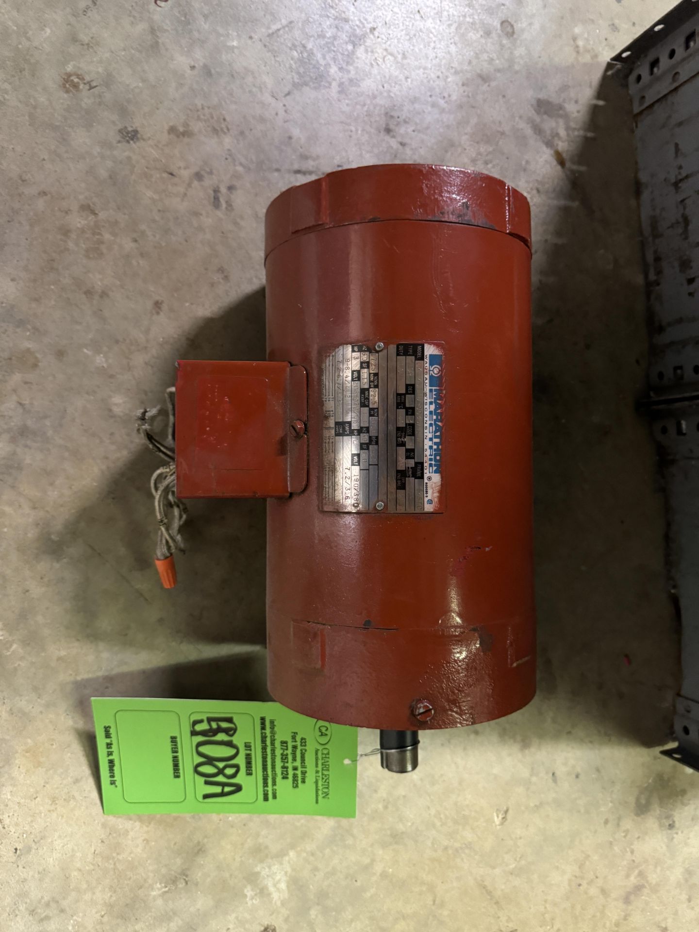 MARATHON ELECTRIC MOTOR 3 HP (ZONE 5)