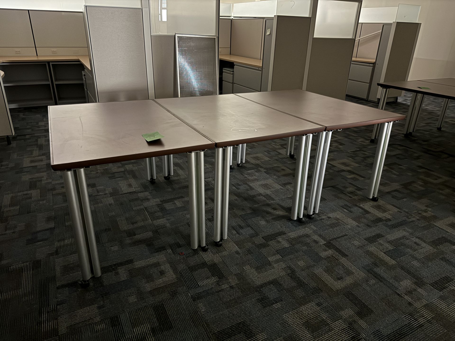 (3) CONNECTED OFFICE TABLES (ZONE 2)