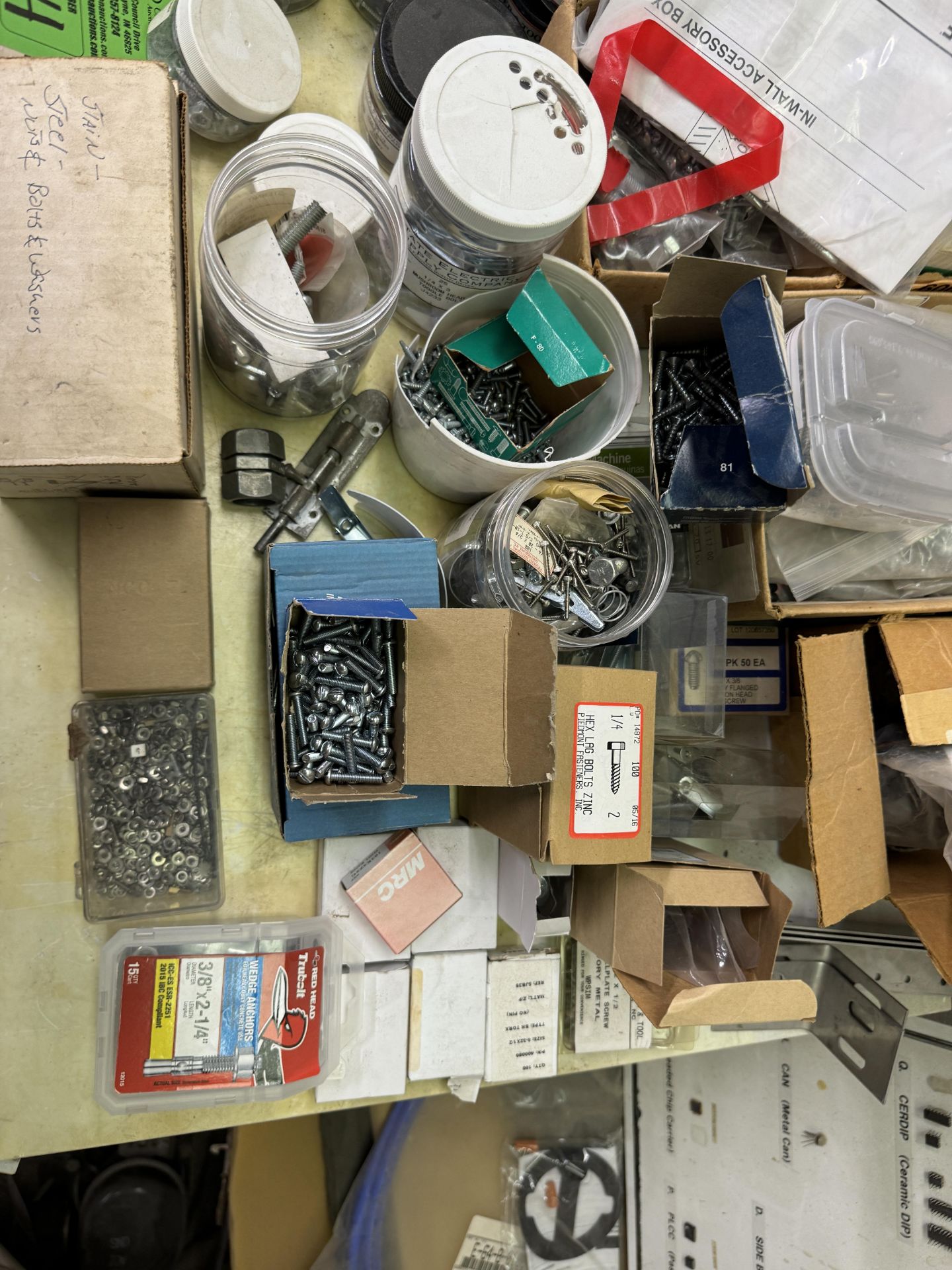 ASSORTED WASHERS; FASTENERS; SCREWS; NUTS; BOLTS (ZONE 5) - Image 3 of 4