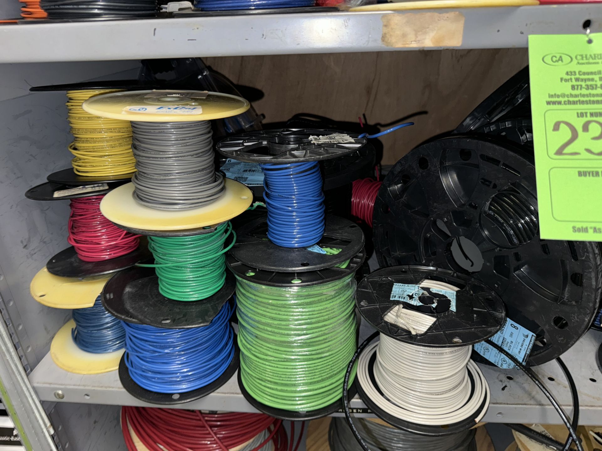 CONTENTS OF RACK: ASSORTED COPPER WIRE (ZONE 5) - Image 6 of 11