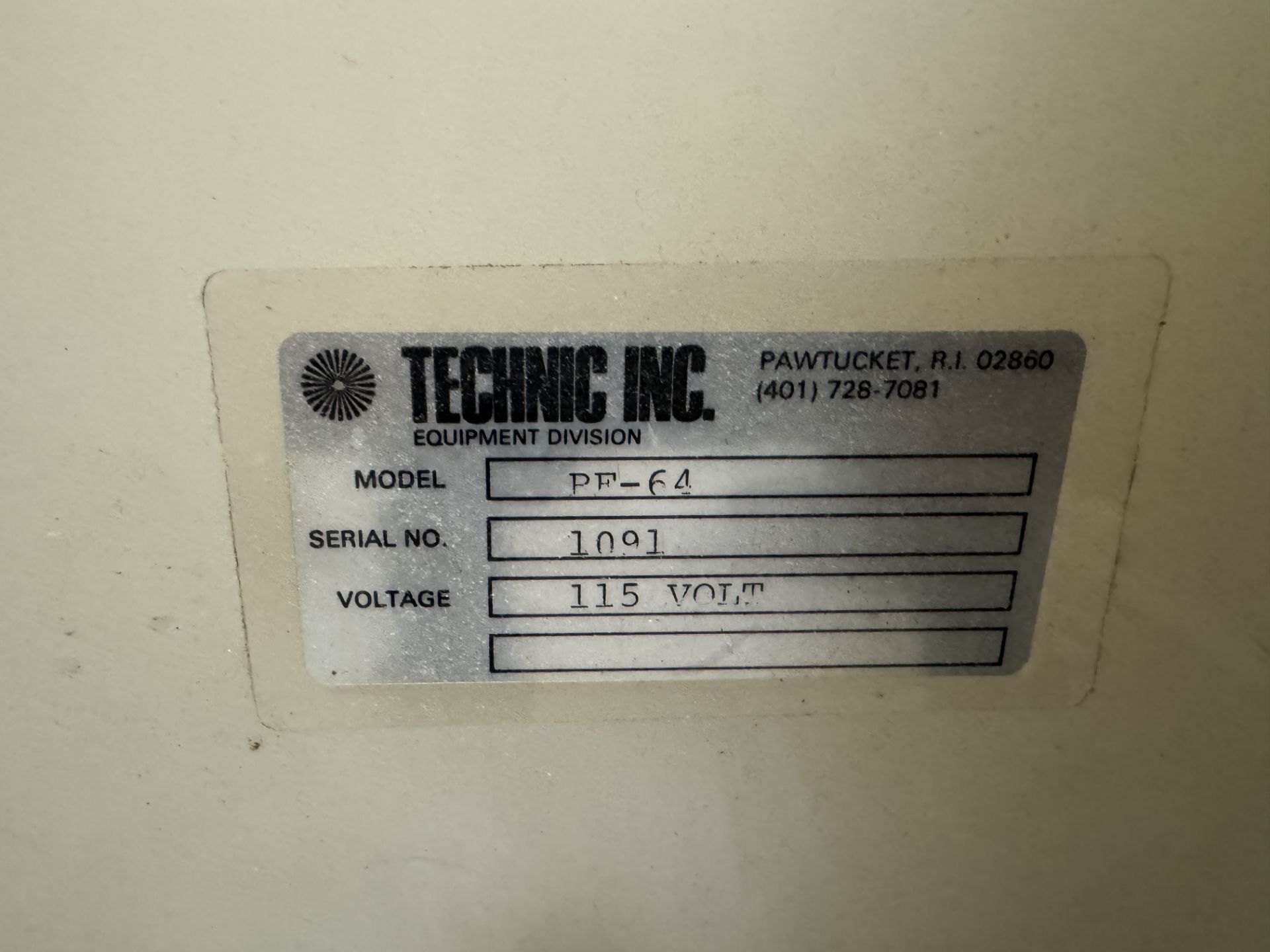 TECHNIC PF-64 TEST FIXTURE (ZONE 5) - Image 2 of 2