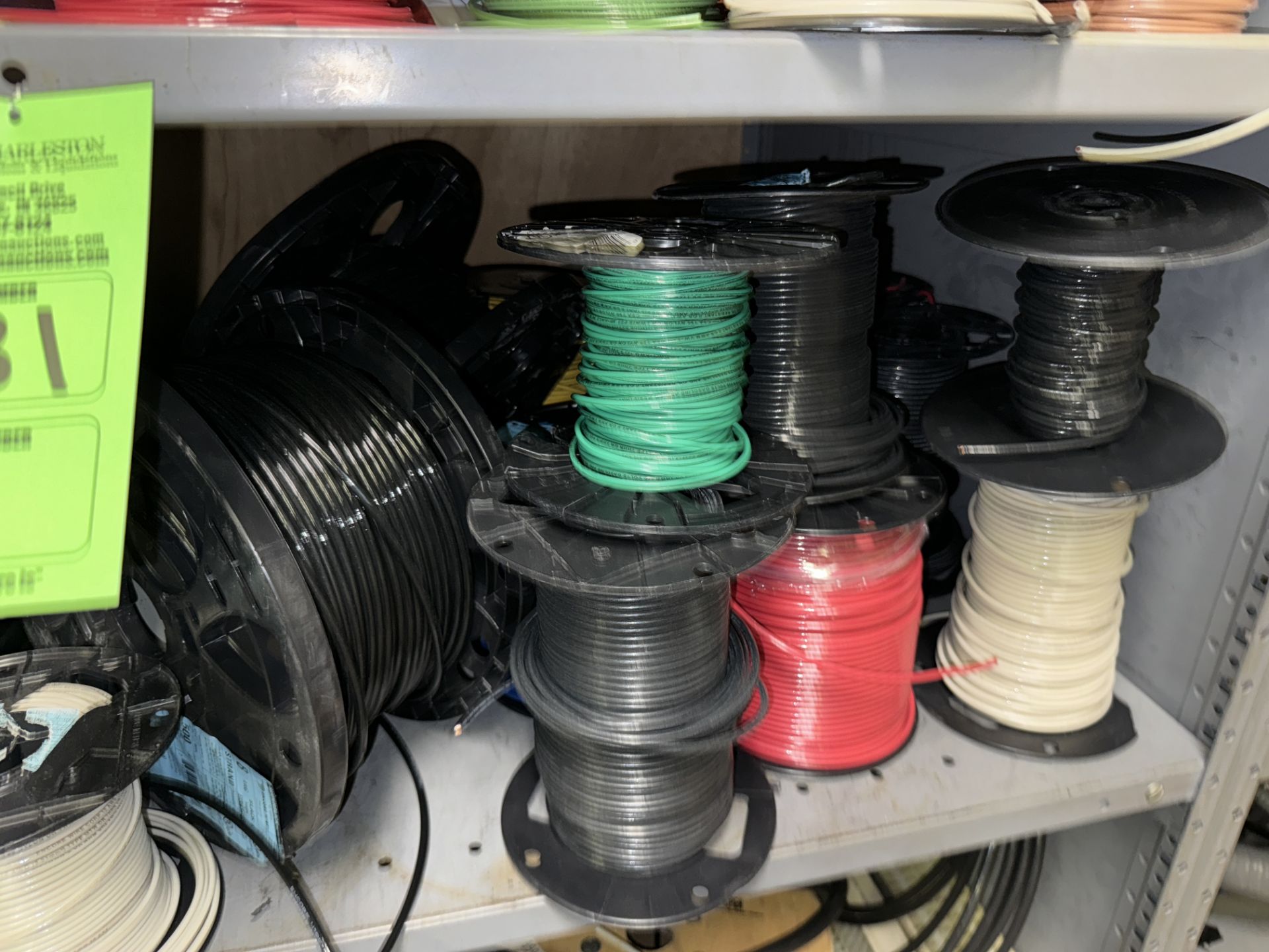 CONTENTS OF RACK: ASSORTED COPPER WIRE (ZONE 5) - Image 7 of 11