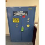 EAGLE CORROSIVE-ACID STORAGE CABINET MODEL # CRA-47; 45 GALLON CAPACITY (ZONE 5)