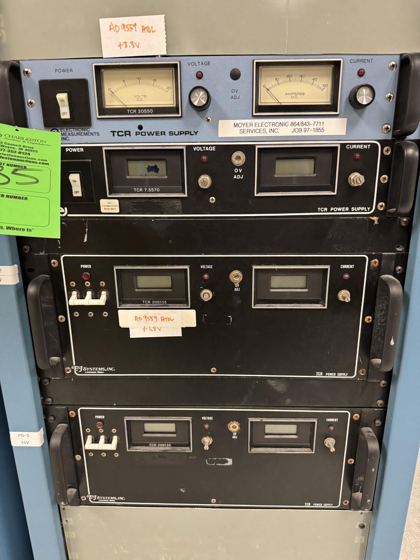 DISPATCH BURN-IN CABINET OVEN WITH EJ SYSTEMS TEST CONTROL INCLUDING ELECTRONIC MEASUREMENTS PCR - Image 7 of 7