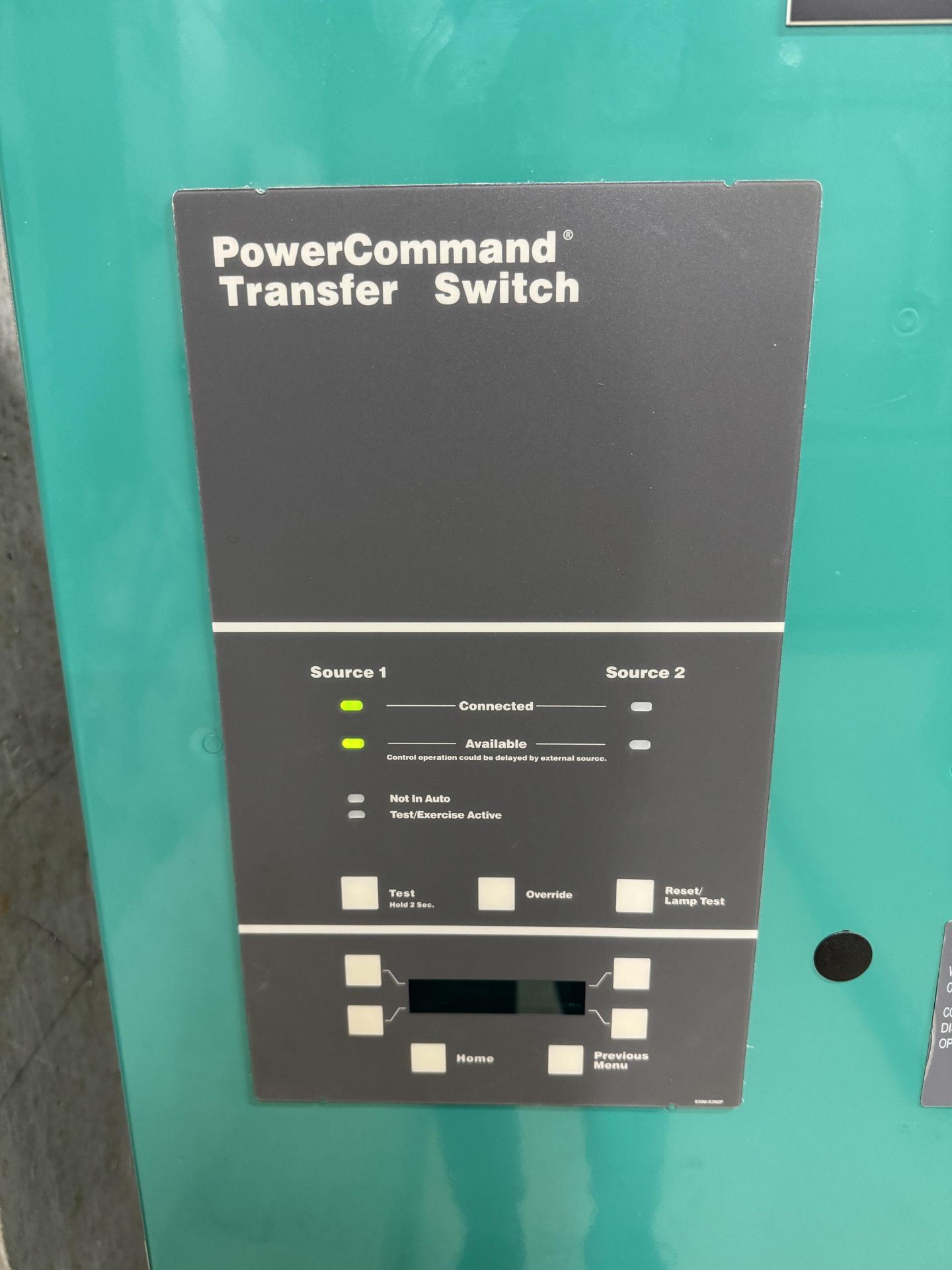 CUMMINS POWER COMMAND TRANSFER SWITCH FOR GENERATOR MODEL # CHPCB-1216641 SERIAL # K120415936 - Image 2 of 4