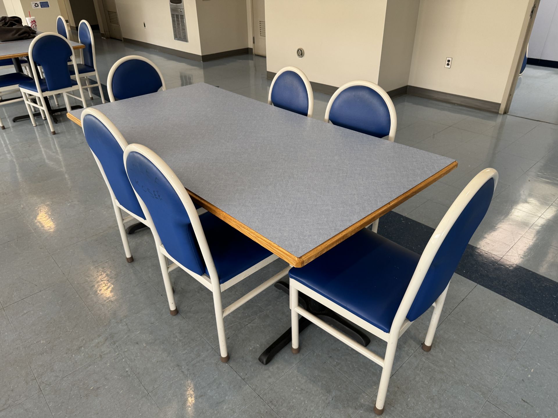 DINING TABLE WITH (6) CHAIRS (ZONE 3)