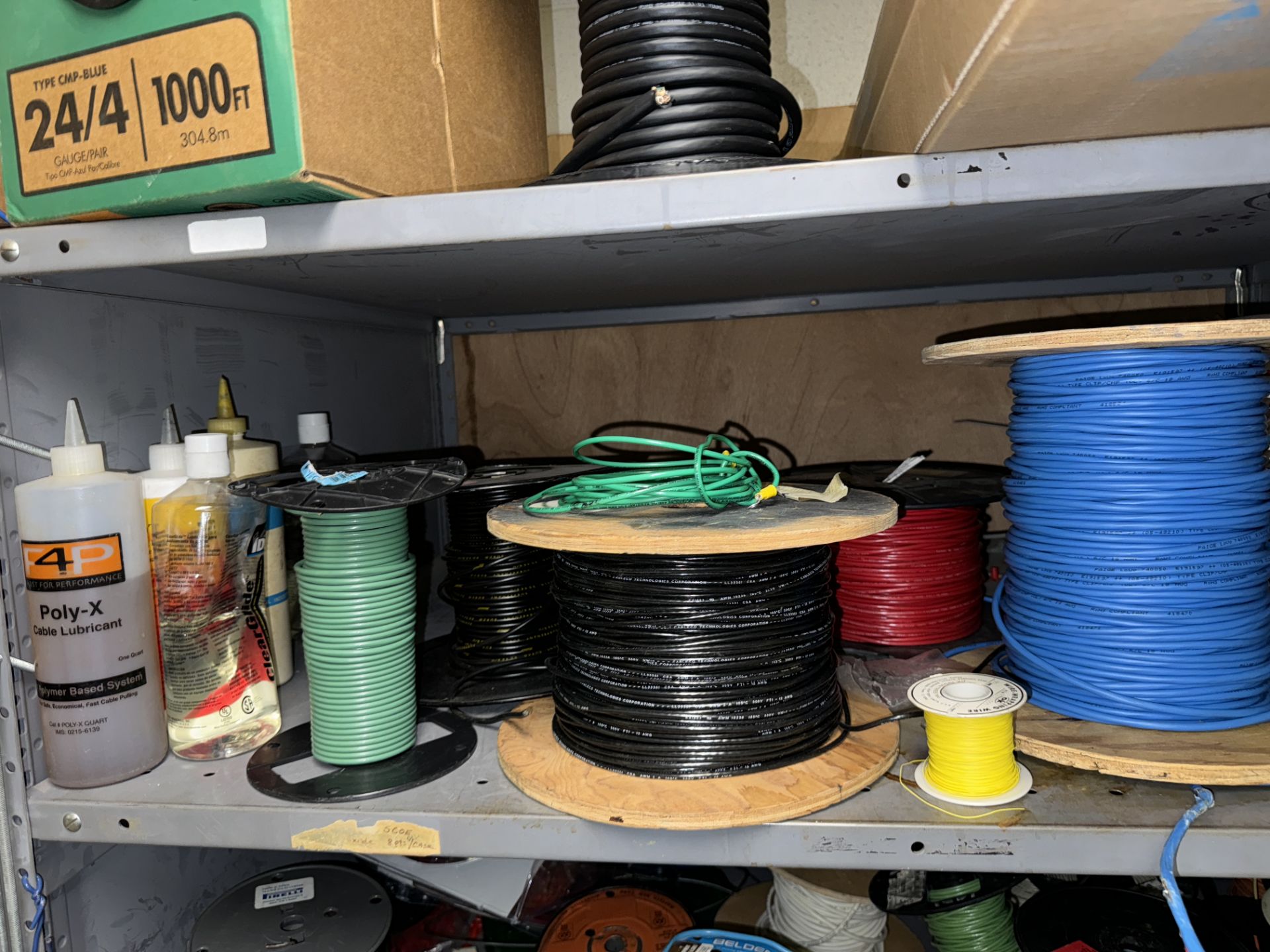 CONTENTS OF RACK: ASSORTED COPPER WIRE (ZONE 5) - Image 2 of 11