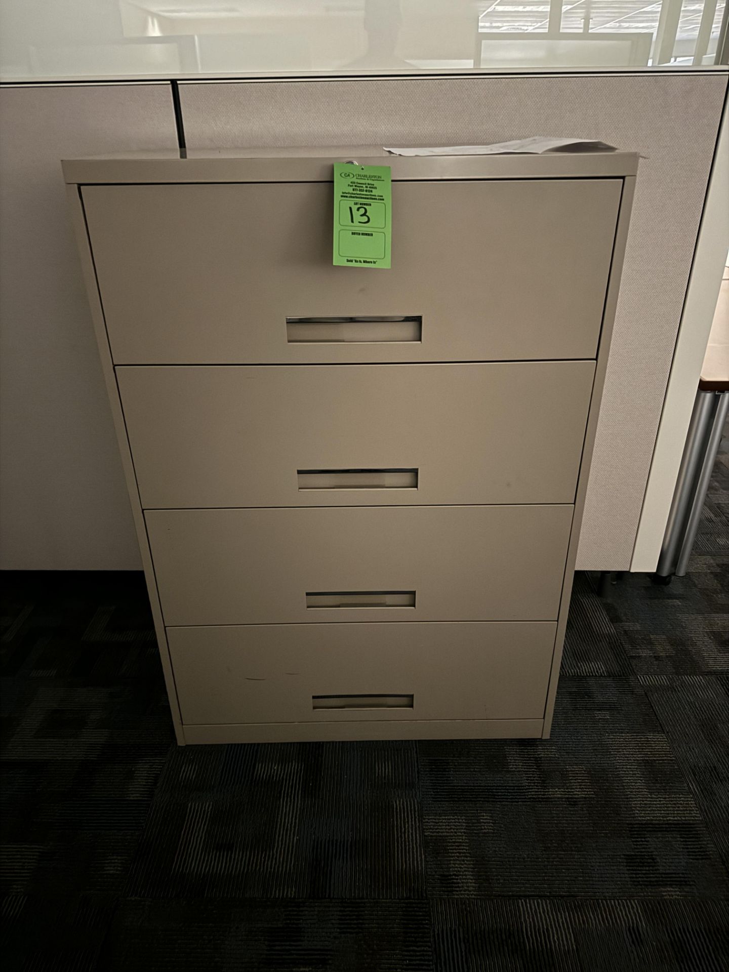 (1) FILING CABINET (ZONE 1)