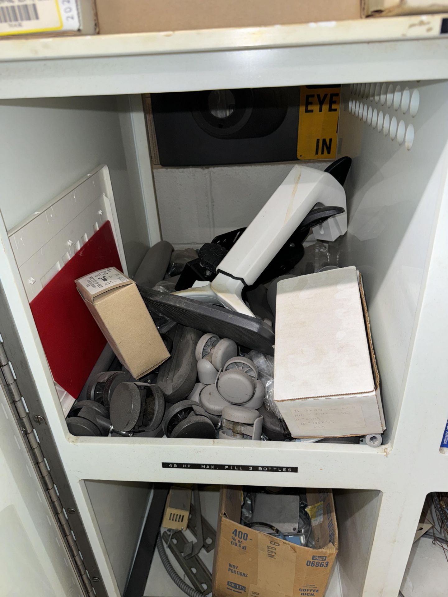 CONTENTS OF (3) CABINETS: NUTS; BOLTS; SCREWS; FITTINGS; MISC (ZONE 5) - Image 3 of 10