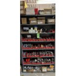 CONTENTS OF RACK: ASSORTED FITTINGS; LEVITON; OCCUPANCY SENSORS (ZONE 5)