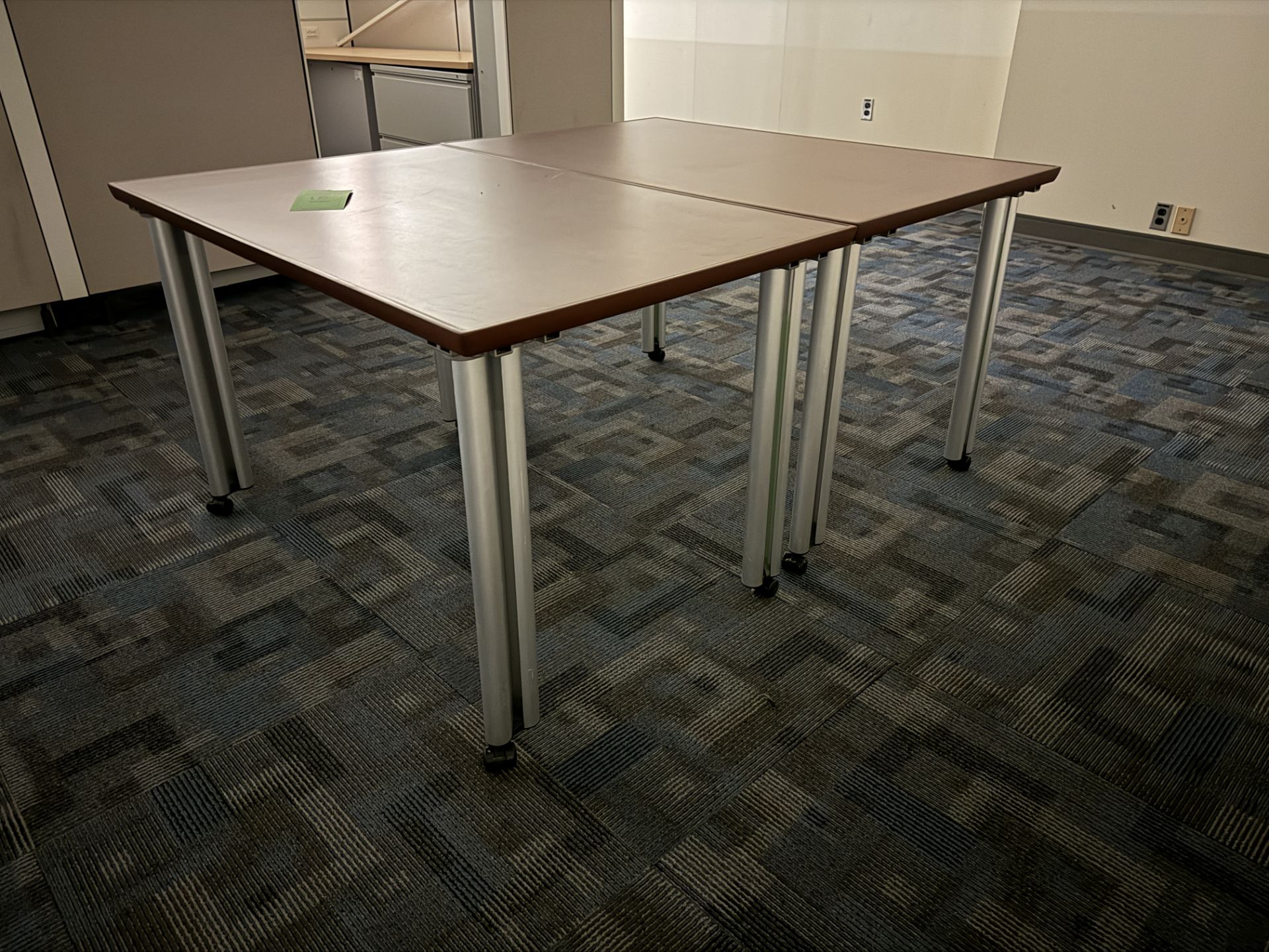(2) OFFICE TABLES (ZONE 2)