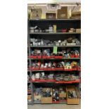 CONTENTS OF RACK: ASSORTED OUTLET FIXTURES; CONNECTORS; SWITCHES (ZONE 5)