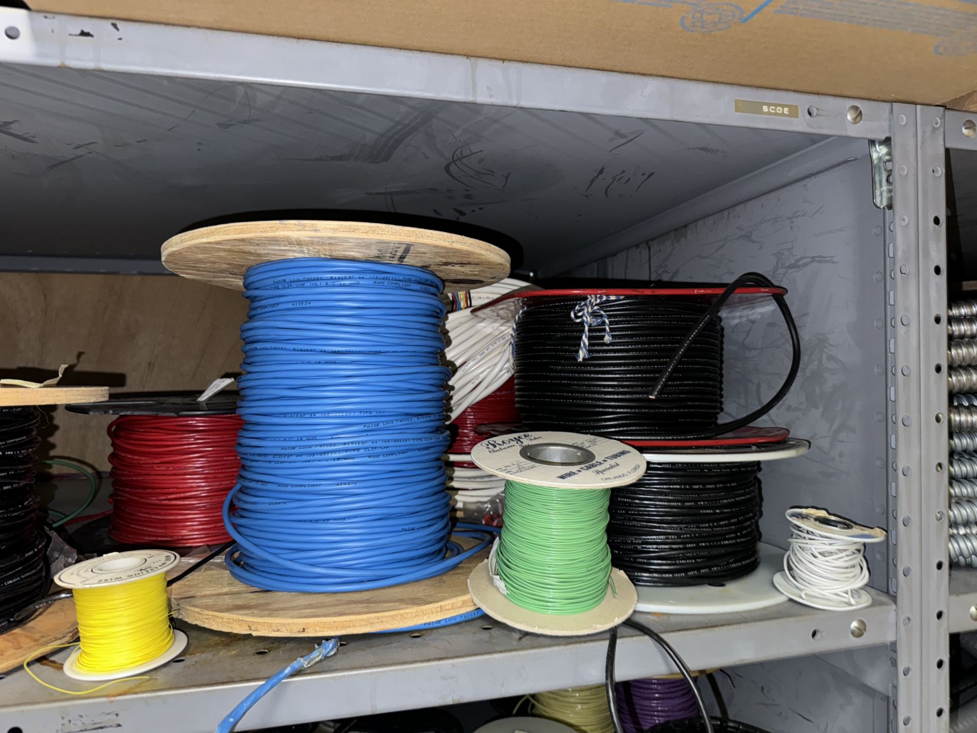 CONTENTS OF RACK: ASSORTED COPPER WIRE (ZONE 5) - Image 3 of 11