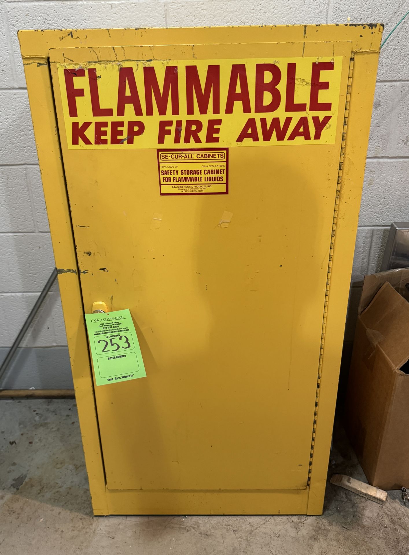 SE-CUR-ALL FLAMMABLE CABINET (ZONE 5)