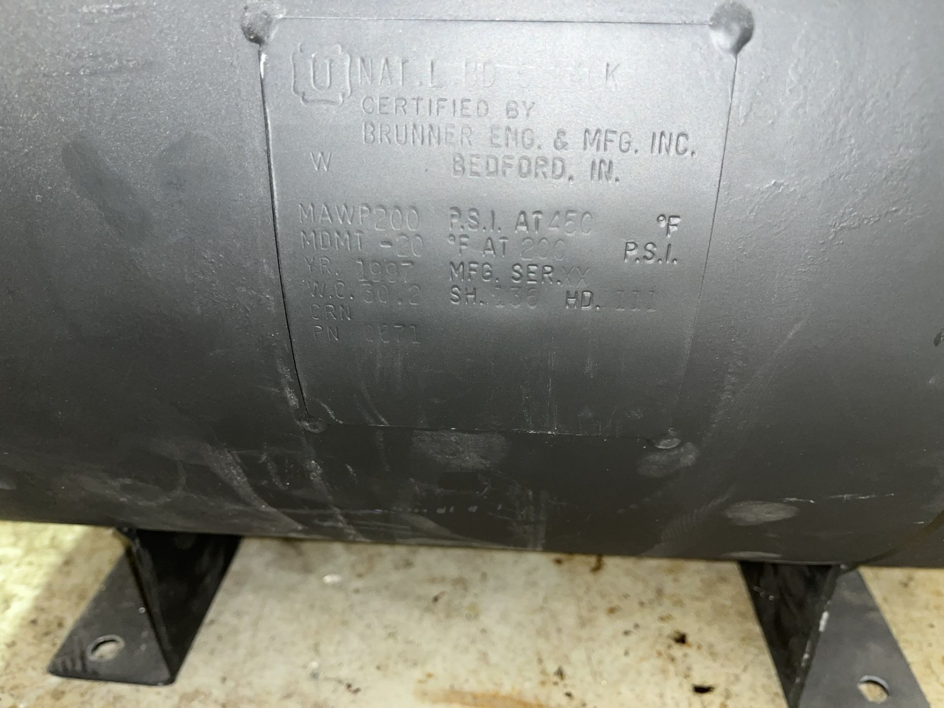 BRUNNER AIR TANK (ZONE 5) - Image 2 of 2