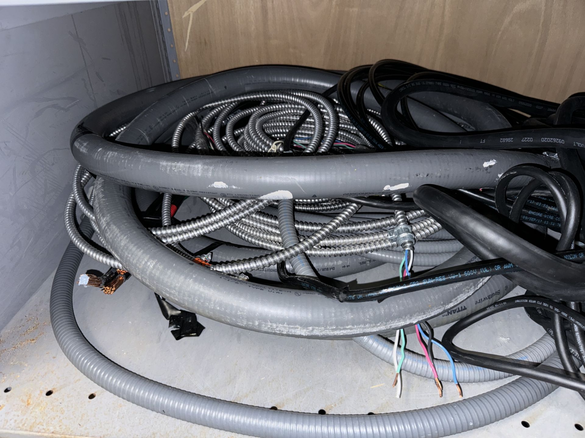 CONTENTS OF RACK: ASSORTED COPPER WIRE (ZONE 5) - Image 9 of 11