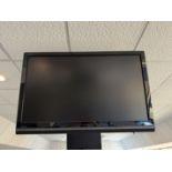 MOUNTED 42" TOSHIBA TV - NEEDS DISMOUNTED (ZONE 3)