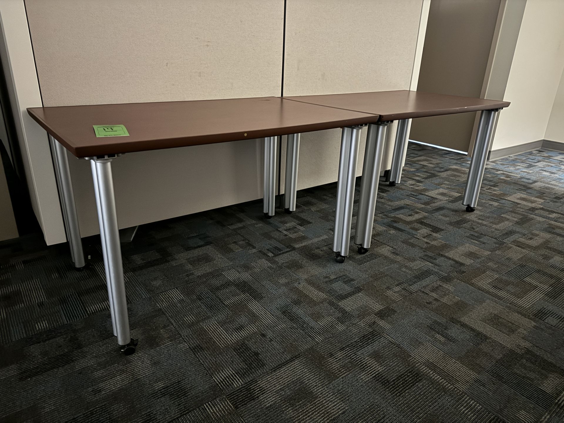 (2) OFFICE TABLES (ZONE 1)
