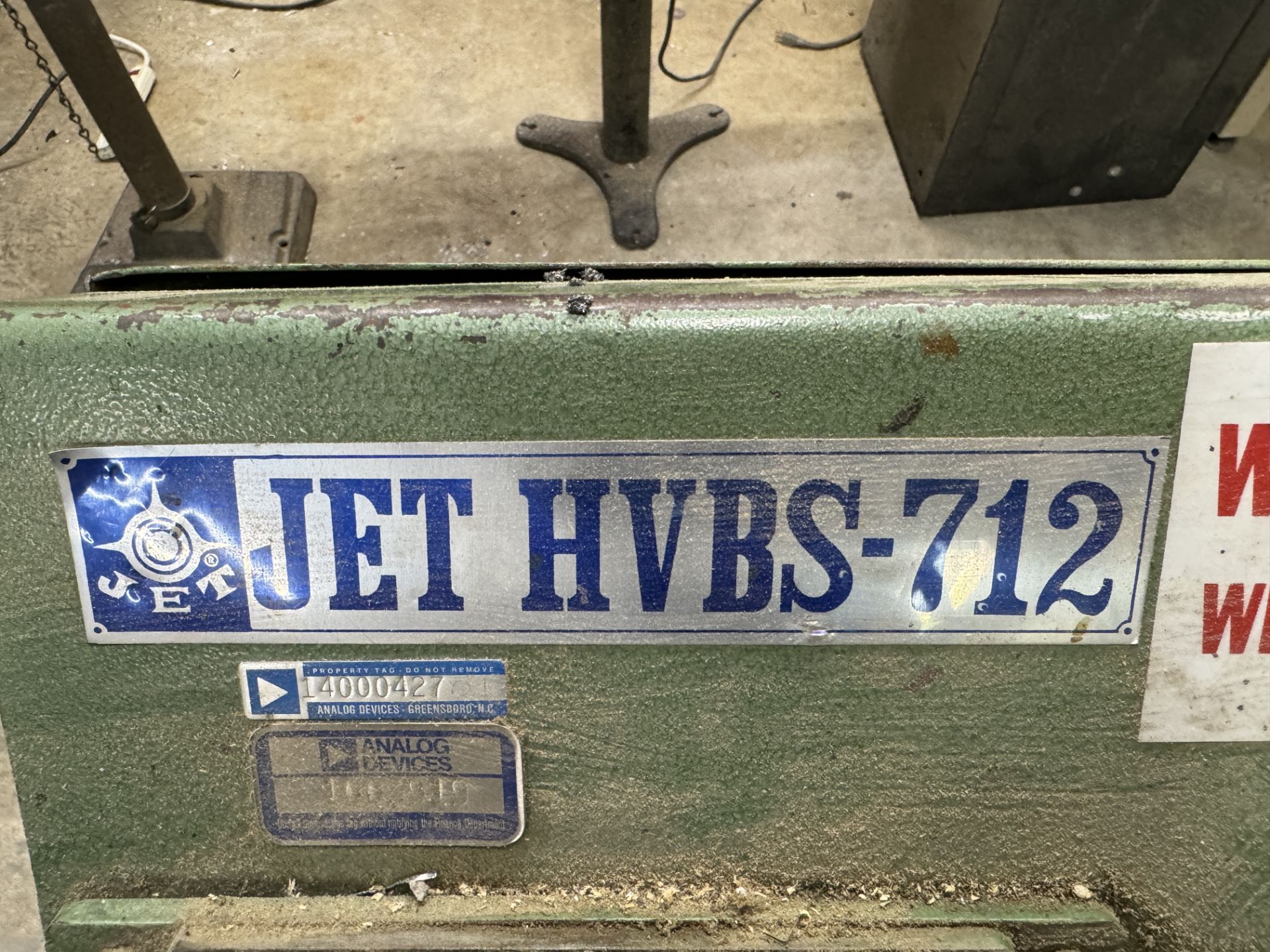 JET HBVS-12 HORIZONTAL BANDSAW 110/1/60 (ZONE 5) - Image 2 of 4