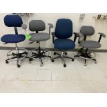 (4) VARIOUS OFFICE CHAIRS (ZONE 3)