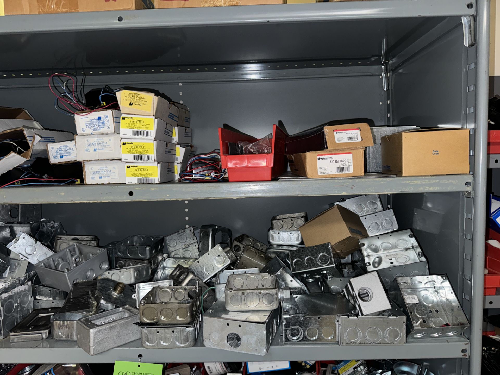 CONTENTS OF RACK: ASSORTED OUTLET FIXTURES; CONNECTORS; SWITCHES (ZONE 5) - Image 7 of 7