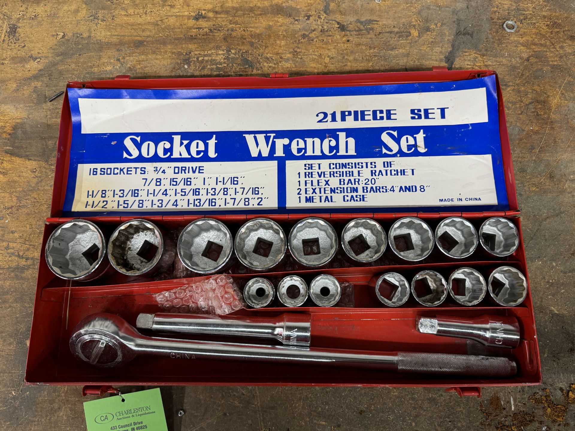 PARTIAL SOCKET WRENCH SET (ZONE 5)