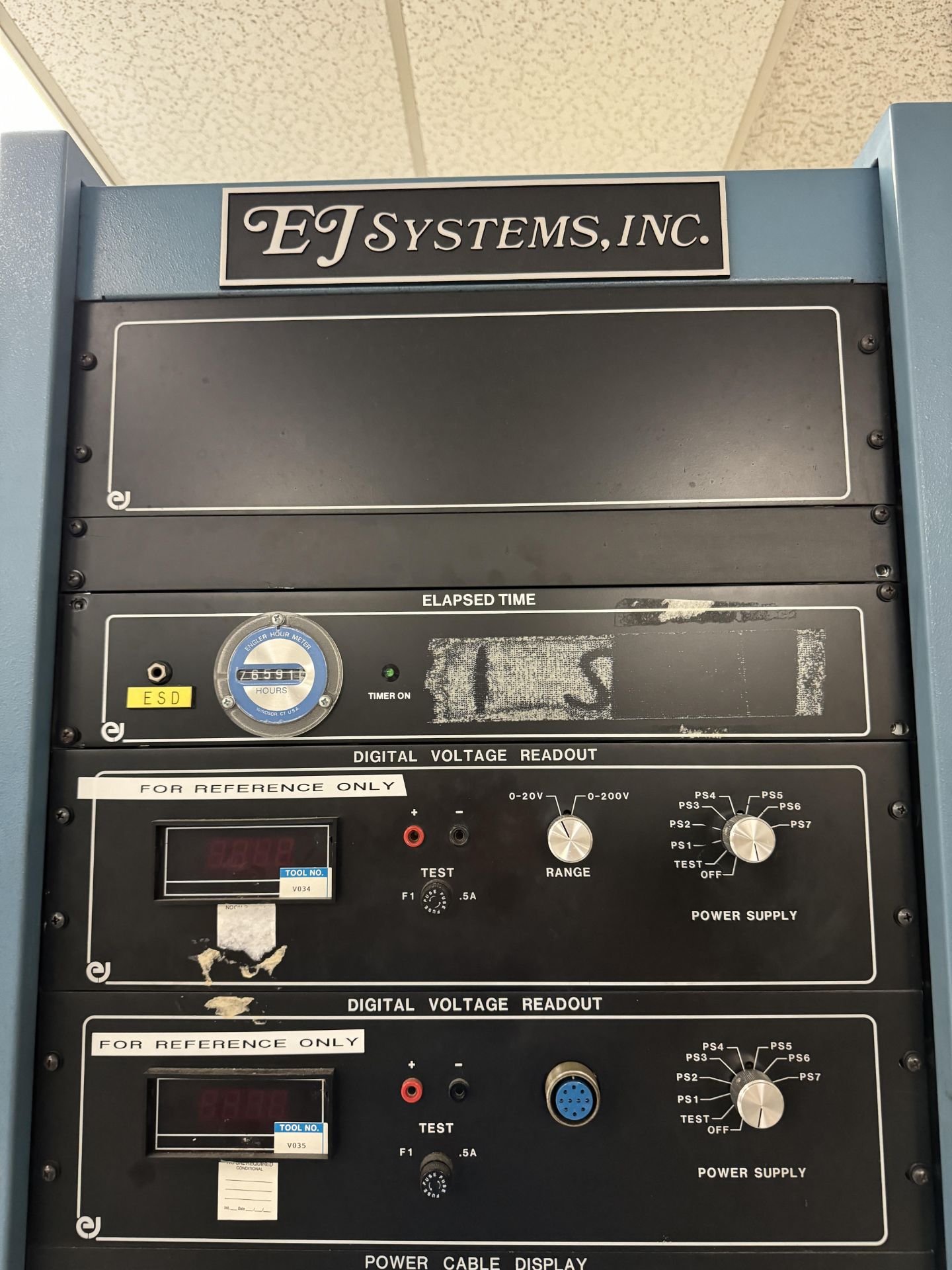 DISPATCH BURN-IN CABINET OVEN WITH EJ SYSTEMS TEST CONTROL INCLUDING ELECTRONIC MEASUREMENTS PCR - Image 4 of 7