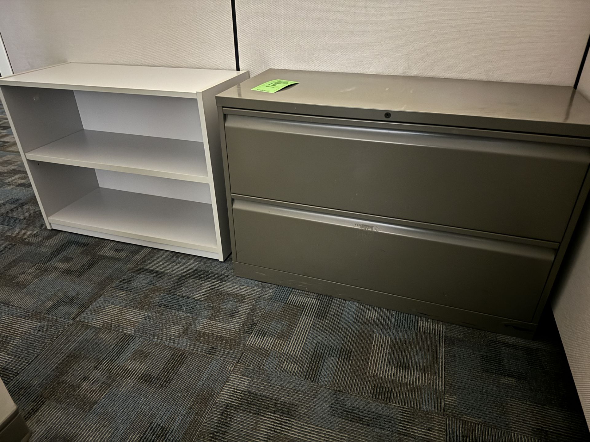 (2) OFFICE CABINETS (ZONE 1)